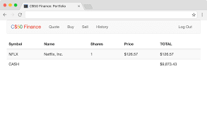 CS50 Finance